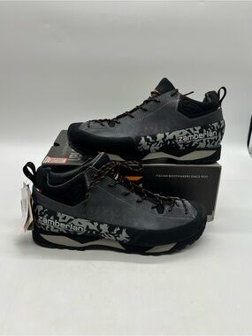 Zamberlan Salathe GTX RR Men Sz 11 Dark Grey Vibram Pepe Megagrip Hiking Shoes.